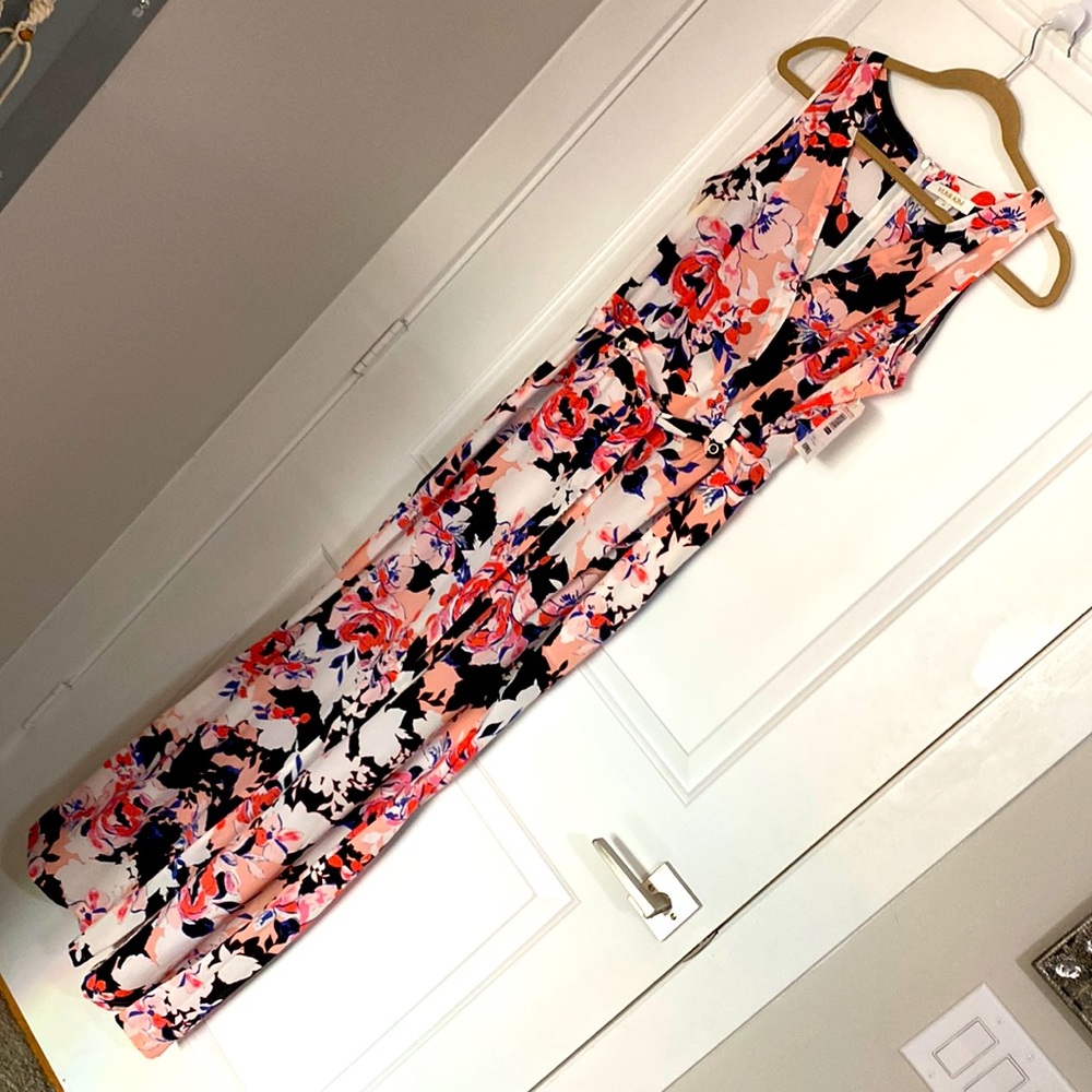 Flower print jumpsuit